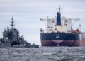 11.04.2025. Rohuneeme.
Estonian authorities detained an oil tanker which forms part of Russia's "shadow fleet" and which had been sailing through Estonian waters in the Gulf of Finland. The vessel Kiwala is not permitted to sail on the open seas.
Photo Eero Vabamägi, PostimeesNo Use Lithuania. No Use Estonia. No Use Latvia.