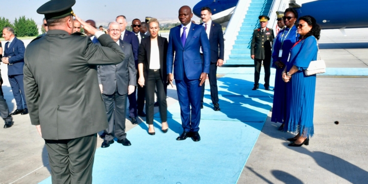 Oligui Nguema à Ankara pour redynamiser les liens entre le Gabon et la Turquie; crédit Com PR.