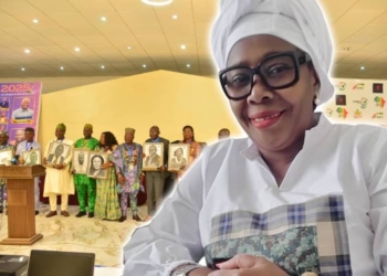 Auto-suffisance alimentaire : Comment le Dr Moukoumbi Yonnelle Déa transforme la consommation de riz au Gabon, montage photo Le Confidentiel.