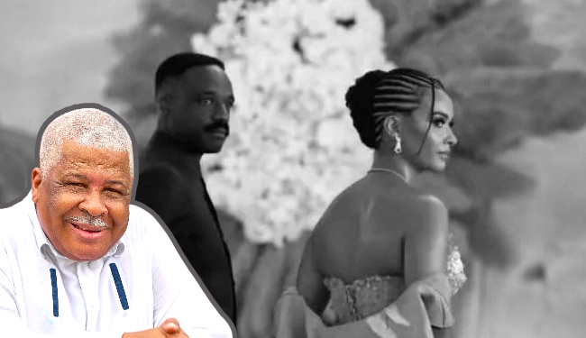 Oyo, la noce et le pouvoir : ce que le mariage de Bongo Junior dit vraiment, montage photo Le Confidentiel.