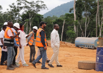 Ngounié : Ebomaf mobilise ses équipes sur les chantiers Lébamba-Mbigou et Yombi-Mandji, crédit photo Ebomaf.