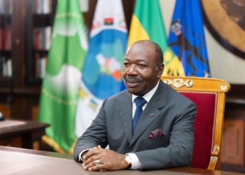 Discours du 17 août à la Nation : Ali Bongo Ondimba se présente en président-candidat © Twitter presse présidentielle.