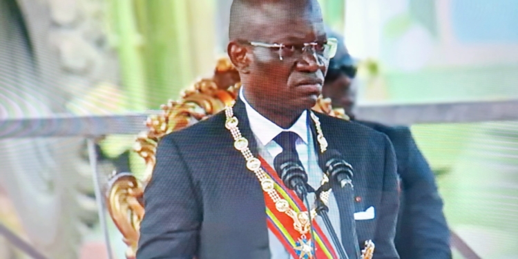 Gabon : Brice Clotaire Oligui Nguema désormais investi président, fixe son agenda 2025, photo DR.
