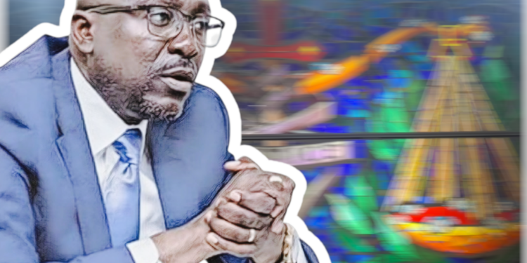 Gabon — L’heure des comptes pour l’ancien ministre des TP, Bounda Balonzi, montage Le confidentiel.