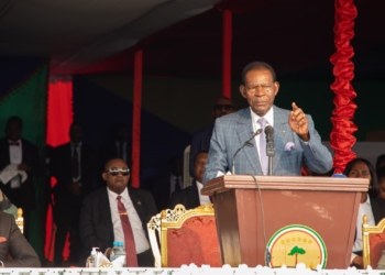 Présidentielle du 12 avril : Obiang Nguema en campagne pour Oligui Nguema, photo Com PR.