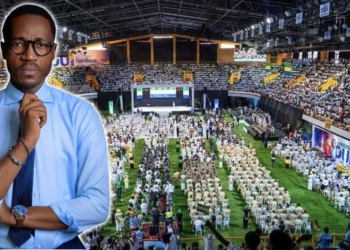 Législatives 2025 : Anicet Engo s'engage à faire de la politique "autrement" pour le canton Nyé, montage Le Confidentiel.