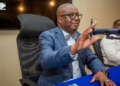 Le Coup de Balai d'Adrien Nguema Mba à la Mairie de Libreville, photo DR.