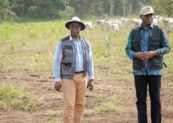 Le Premier ministre Raymond Ndong Sima répond aux critiques sur le projet AGROPAG, photo Com PR.
