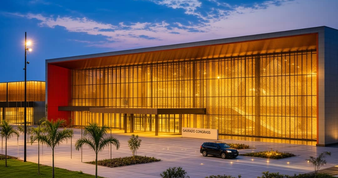 Sommet de l'Union africaine 2027 : le Palais des Congrès, atout maître de la candidature du Gabon, crédit photo DR.