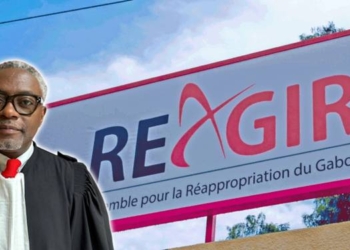 Affaire Réagir : L'avocat de la faction Ongoundou Loundah, Me Nguia, dénonce une immunité parlementaire "discutable" pour Ndong Obiang, soulignant que le fond de l'affaire n'a pas été examiné. Montage photo Le Confidentiel.