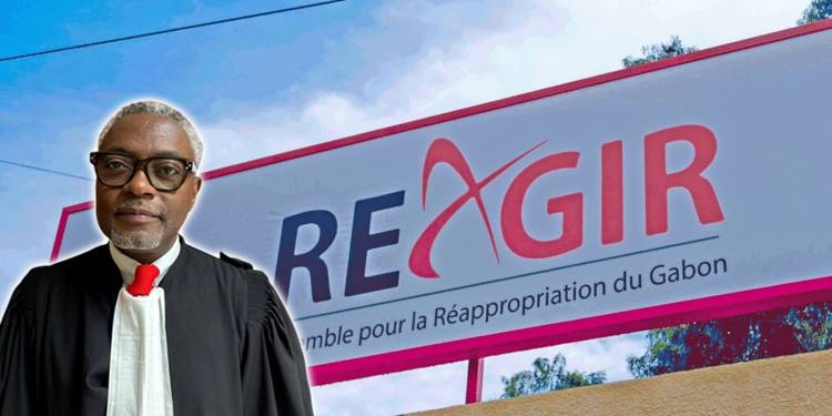 Affaire Réagir : L'avocat de la faction Ongoundou Loundah, Me Nguia, dénonce une immunité parlementaire "discutable" pour Ndong Obiang, soulignant que le fond de l'affaire n'a pas été examiné. Montage photo Le Confidentiel.