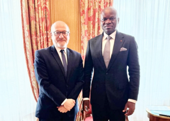 Brice Oligui Nguema et Rémy Rioux consolident les liens entre le Gabon et l'AFD, photo DR.