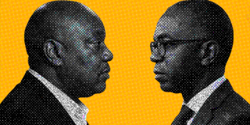Diffamation : Jean Gaspard Ntoutoume Ayi porte plainte contre Wilfrid Okoumba « Kamitatou » Montage photo le Confidentiel.