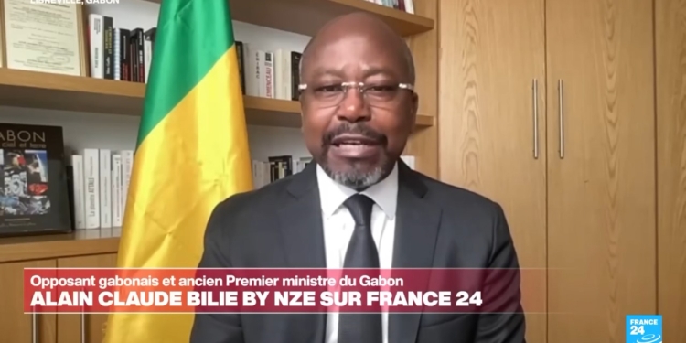 Présidentielle au Gabon : Alain Claude Bilie-By-Nze dénonce une élection "verrouillée" et promet la "rupture" face à Oligui Nguema, capture d'écran.