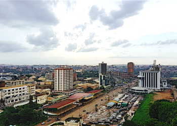 Vue aérienne de Yaoundé, crédit photo droit réservé.