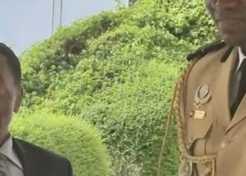 Gabon : Bernard Fokou reçu discrètement par Brice Clotaire Oligui Nguema, photo DR.