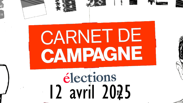 carnet de campagne électorale, montage Le Confidentiel.