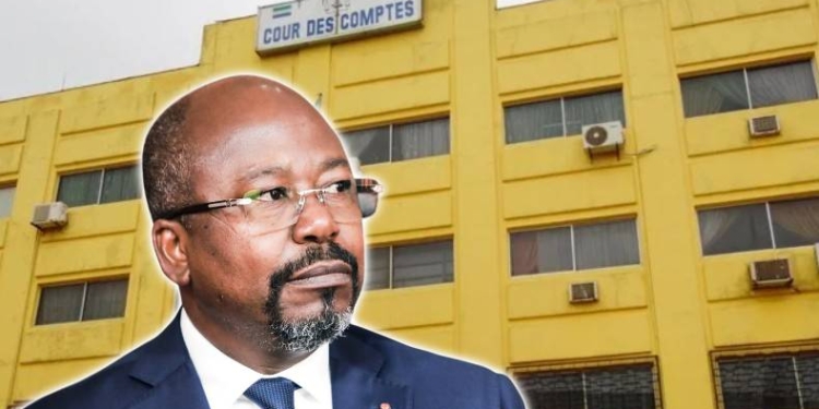 Crise institutionnelle au Gabon : La Cour des comptes et Alain-Claude Bilie-By-Nze s'affrontent sur les comptes de campagne 2025. Montage photo Le Confidentiel.