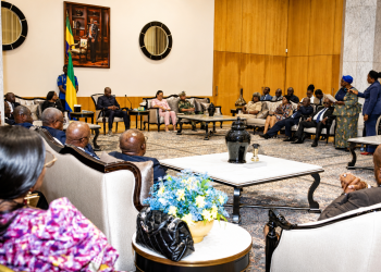 Gabon : à trois semaines du 30 août, Oligui Nguema mise sur Makokou pour vendre le « développement territorial », crédit photo presse présidentielle.