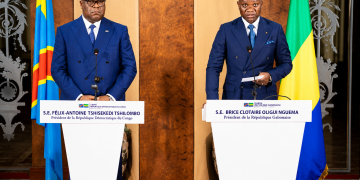 RDC-Gabon : à Libreville, Tshisekedi et Oligui Nguema scellent une nouvelle étape de leur coopération, crédit photo presse présidentielle.