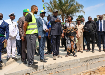 Voiries, front de mer, marchés : Oligui Nguema presse le pas sur le chantier Libreville, crédit photo presse présidentielle.