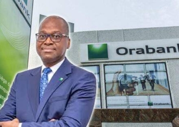 Crise de confiance à Orabank Gabon : le management du DG, Mevi Carlos Maxime, sur la sellette, montage photo Le Confidentiel.