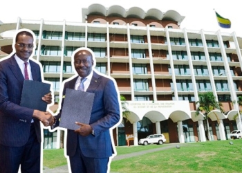 Gabon : Oyima finalise un accord de 3 milliards de dollars avec Afreximbank, montage Le Confidentiel.
